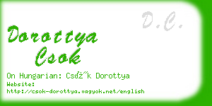 dorottya csok business card